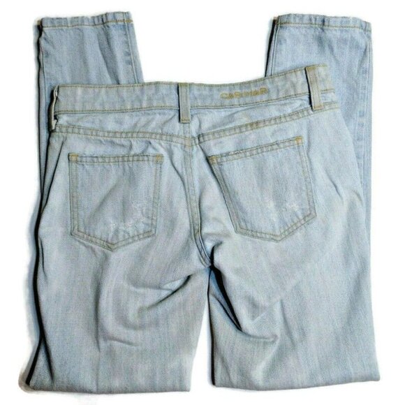 CARMAR Womens Jeans Size 25 Distressed Grunge Hippie Boho Streetwear Low Rise - Picture 2 of 8